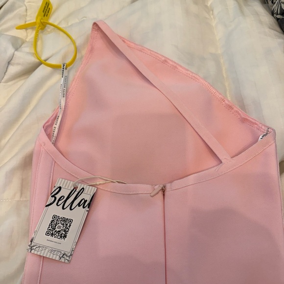 BELLA BARNETT One Shoulder Bandage Dress Cocktail Dresses-Bodycon Dress - Picture 11 of 14